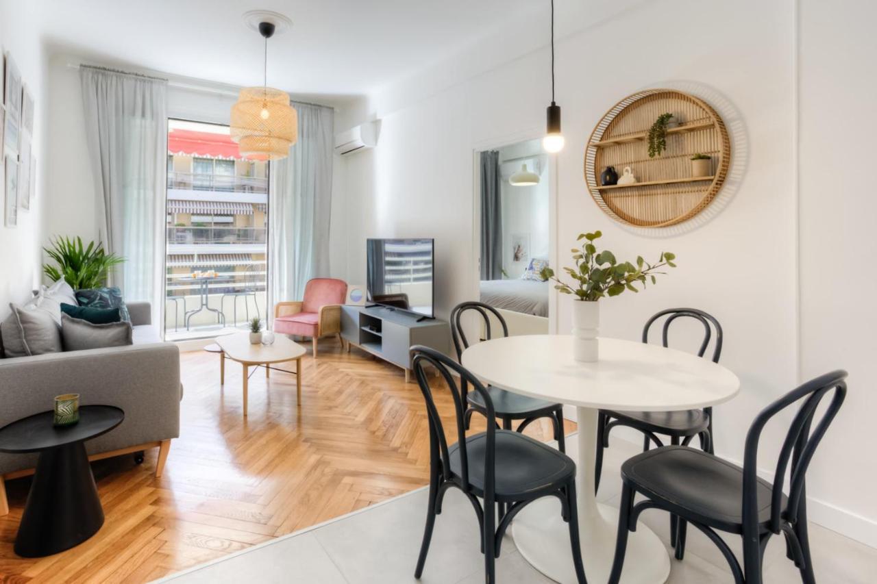 #29 Suite Gambetta Ac Sea View 2 Bedrooms 1Min Walk To Promenade & Sea Nicea Zewnętrze zdjęcie
